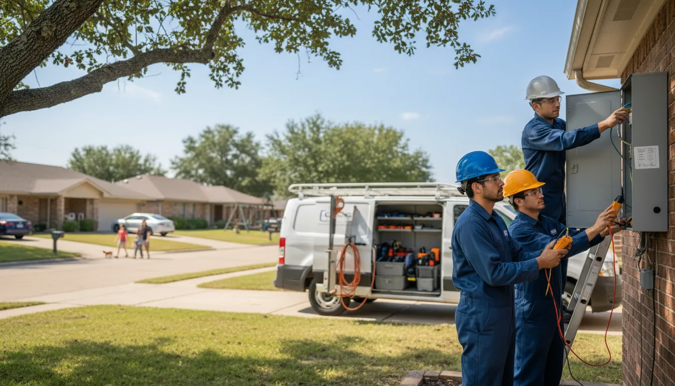Certified electrician providing emergency electrical services in Viola, TN